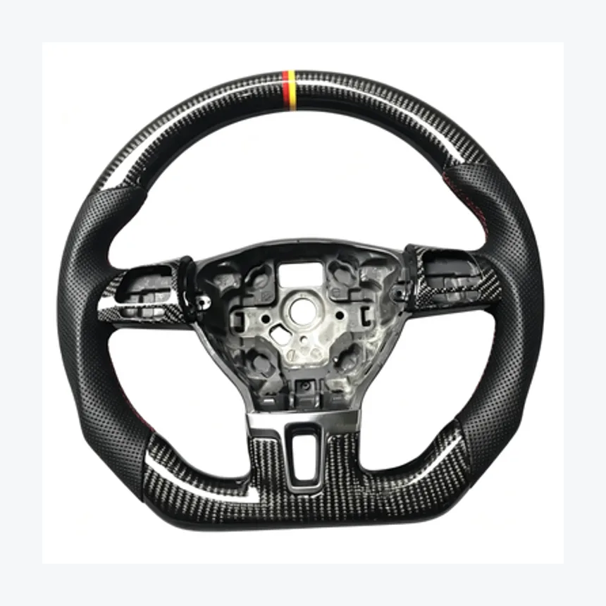 Volkswagen Tiguan Leather Steering Wheel | WELTHEIM Volkswagen Tiguan Leather Steering Wheel — Custom Steering Wheel